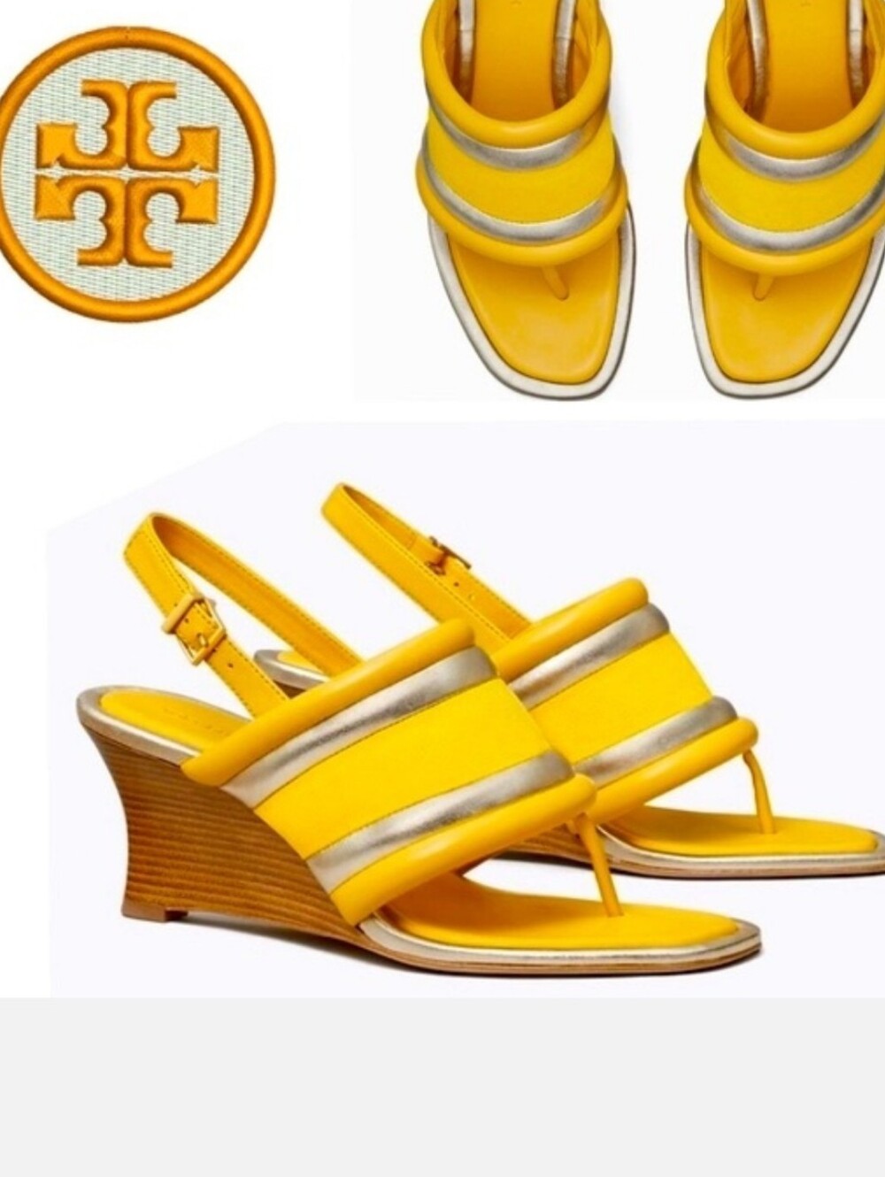 Tory Burch Puffy Wedge Sandals